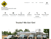 Tablet Screenshot of cuautosolution.com